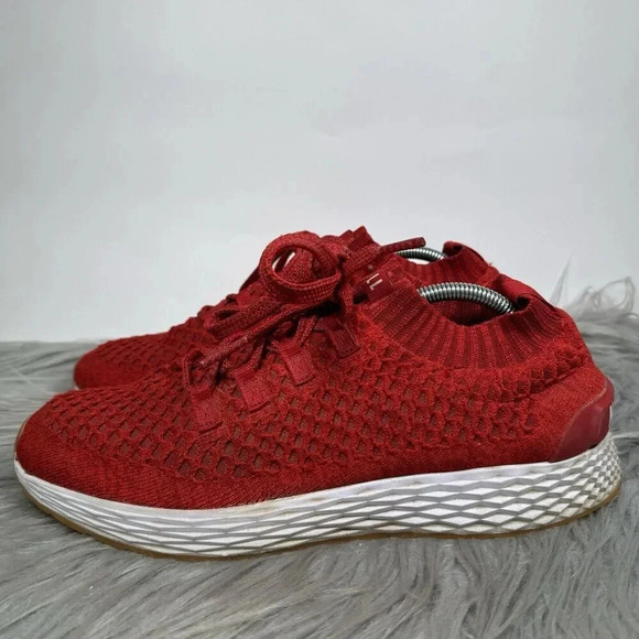 NoBull Allday Knit Shoes Size 11 Red Athletic Sneakers - Picture 2 of 10
